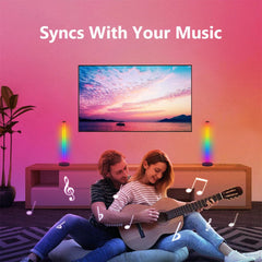 1 Pc Universal RGB Dynamic Light Bar Lamp USB Music Sync Ambient Lighting Desk Lamp
