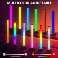 1 Pc Universal RGB Dynamic Light Bar Lamp USB Music Sync Ambient Lighting Desk Lamp