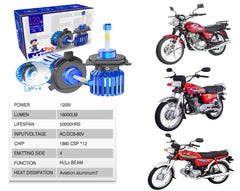 Universal MOTOLED M4 Pro 40w Motorcycle Led Headlight 1 Pc