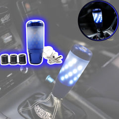 1 Pc Universal Manual Car Gear Knob Car LED Handball With Touch Sensor Button (Blue)
