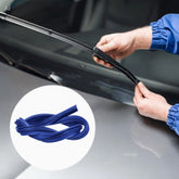 2 Pcs Set Universal Wind Screen Wiper Silicone Rubber In Premium Quality Blue