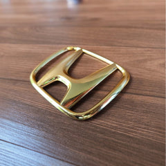 1 Pc Universal J01 Model HONDA Gold Edition Logo In Premium Quality