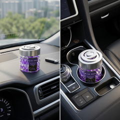 1 Pc Universal Black Odor Luxury Car Perfume Modern Car Fragrance Soft Bubble Gel Perfume For Car Diffuser Long Lasting Dashboard Perfume (Black Current)