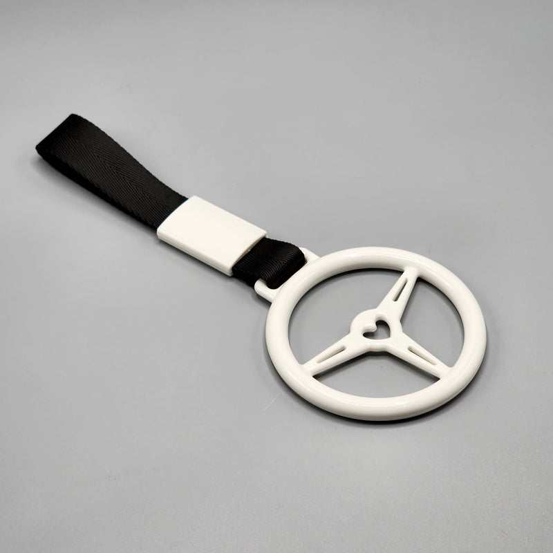 JDM Heart Steering Ring Hand Strap Decoration For Car