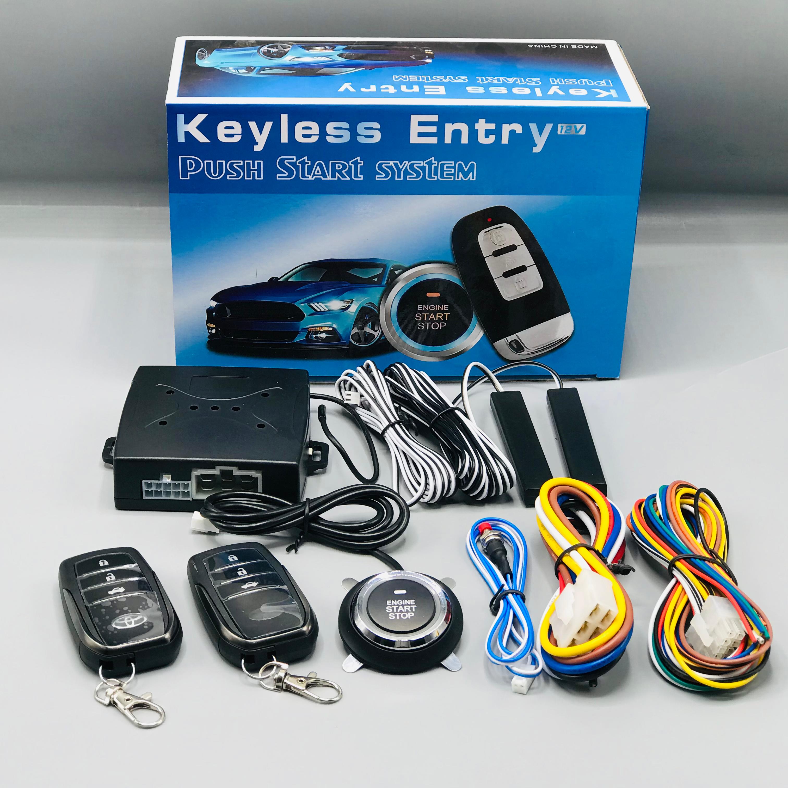 Push Start System Auto Car Keyless Entry Engine System Remote Control