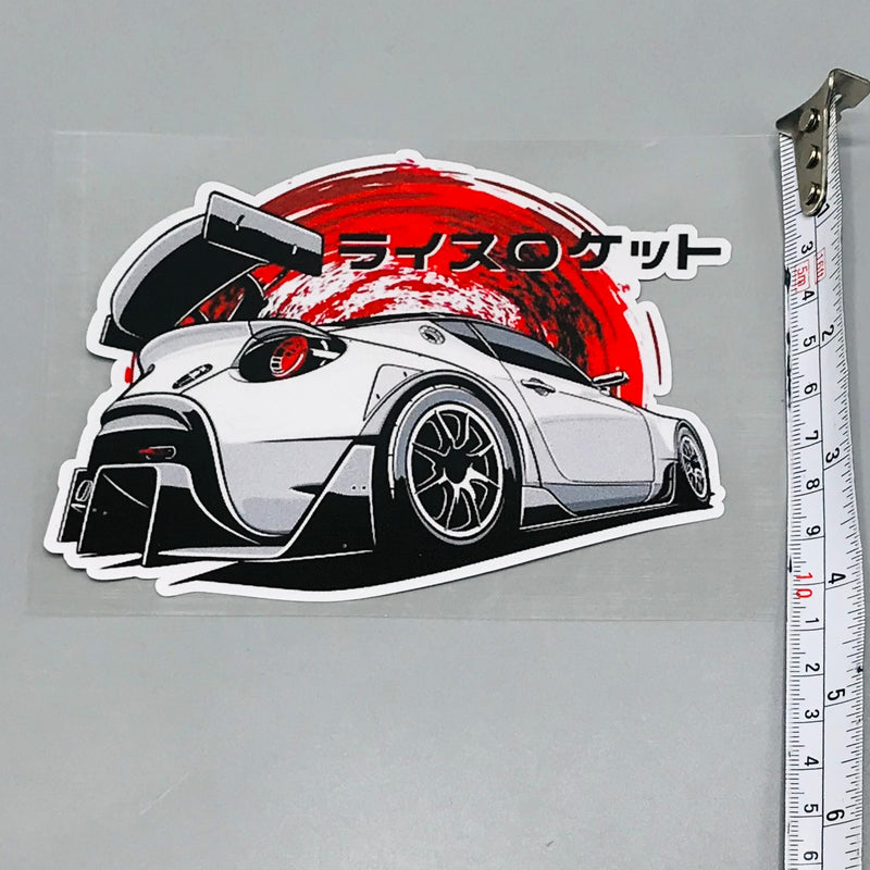 Premium Quality Custom Sticker Sheet For Car & Bike Embossed Style S-FR Racing