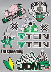 Premium Quality Custom Sticker Big Sheet For Car & Bike Embossed Style TE IN