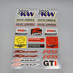 Premium Quality Custom Sticker Big Sheet For Car & Bike Embossed Style KW