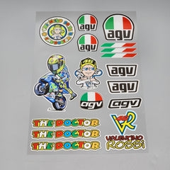 Premium Quality Custom Sticker Big Sheet For Car & Bike Embossed Style THE DOCTOR