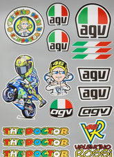 Premium Quality Custom Sticker Big Sheet For Car & Bike Embossed Style THE DOCTOR