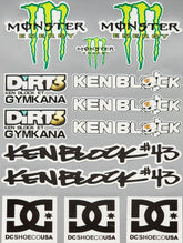 Premium Quality Custom Sticker Big Sheet For Car & Bike Embossed Style MONSTER