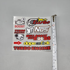 Premium Quality Custom Sticker Sheet For Car & Bike Embossed Style boost