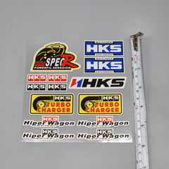 Premium Quality Custom Sticker Sheet For Car & Bike Embossed Style HKS