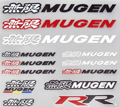 Premium Quality Custom Sticker Sheet For Car & Bike Embossed Style MUGEN RR