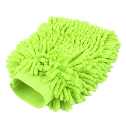 Universal Car Microfiber Cleaning Dusting Microfiber Wash Mitt Gloves With Premium Quality Pack of 1
