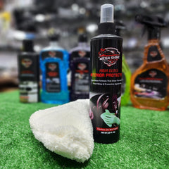 MEGA SHINE High Gloss Interior Protectant With Free Microfiber Glove