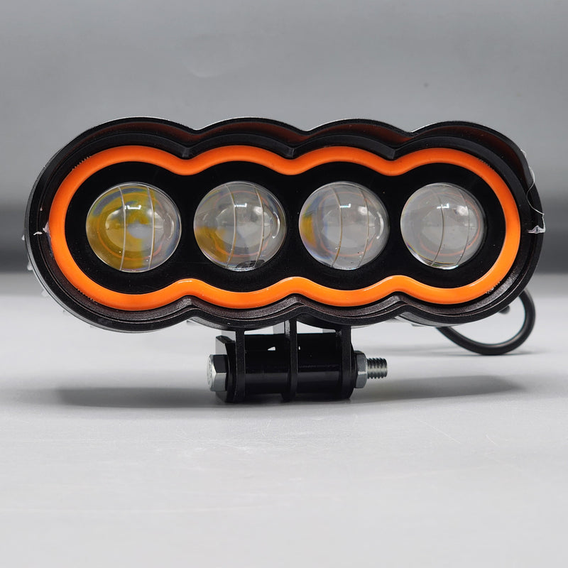 Extra light 4 SMD Mini Spotlight headlight Plastic body For Bike 1pc
