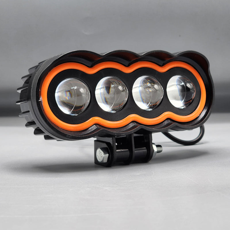 Extra light 4 SMD Mini Spotlight headlight Plastic body For Bike 1pc