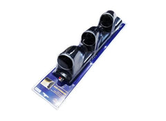 Car 12V 3in1 Carbon Fiber HKS Triple Pillar Gauge Meter Volt & Water Temp & RPM For Car 1 Pc