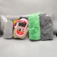 9 in 1 Car Detailing Kit With Gloves Microfibers And Brushes For All Cars