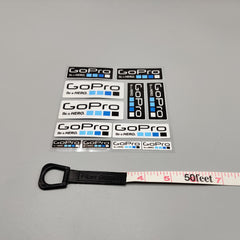 Premium Quality Custom Sticker Sheet For Car & Bike Embossed Style GO PRO