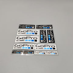 Premium Quality Custom Sticker Sheet For Car & Bike Embossed Style GO PRO