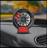 Universal Car Wheel AC Went Perfume Air Freshener 360° Rotating Car Perfume Fragrance 1 Pc(Red)
