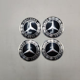 Universal 6.0mm Metal patri Wheel Logo in Premium Quality 4 Pcs Set