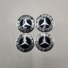 Universal 6.0mm Metal patri Wheel Logo in Premium Quality 4 Pcs Set