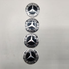 Universal 6.0mm Metal patri Wheel Logo in Premium Quality 4 Pcs Set