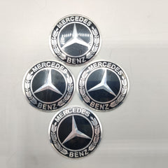 Universal 6.0mm Metal patri Wheel Logo in Premium Quality 4 Pcs Set