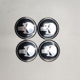 Universal 6.0mm Metal patri Wheel Logo in Premium Quality 4 Pcs Set
