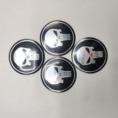 Universal 6.0mm Metal patri Wheel Logo in Premium Quality 4 Pcs Set