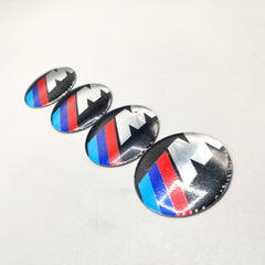 Universal 6.5mm Metal patri Wheel Logo in Premium Quality 4 Pcs Set