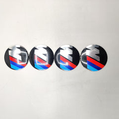 Universal 6.5mm Metal patri Wheel Logo in Premium Quality 4 Pcs Set