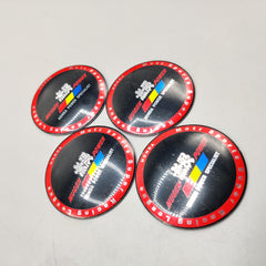 Universal 6.5mm Metal patri Wheel Logo in Premium Quality 4 Pcs Set