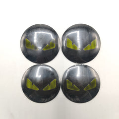 Universal 5.6mm Metal patri Wheel Logo in Premium Quality 4 Pcs Set