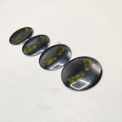 Universal 5.6mm Metal patri Wheel Logo in Premium Quality 4 Pcs Set