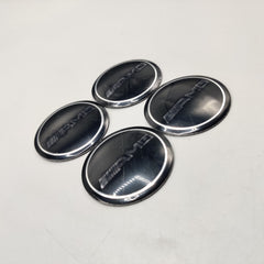 Universal 5.6mm Metal patri Wheel Logo in Premium Quality 4 Pcs Set