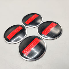 Universal 5.6mm Metal patri Wheel Logo in Premium Quality 4 Pcs Set