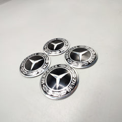 Universal 5.6mm Metal patri Wheel Logo in Premium Quality 4 Pcs Set
