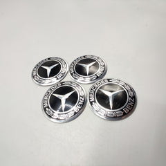 Universal 5.6mm Metal patri Wheel Logo in Premium Quality 4 Pcs Set