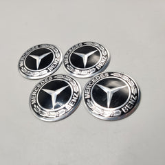Universal 5.6mm Metal patri Wheel Logo in Premium Quality 4 Pcs Set