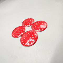 Universal 5.6mm Metal patri Wheel Logo in Premium Quality 4 Pcs Set