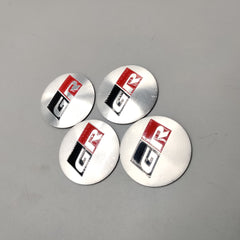 Universal 5.6mm Metal patri Wheel Logo in Premium Quality 4 Pcs Set