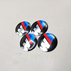 Universal 5.6mm Metal patri Wheel Logo in Premium Quality 4 Pcs Set