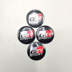 Universal 5.6mm Metal patri Wheel Logo in Premium Quality 4 Pcs Set