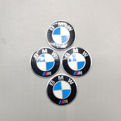 Universal 4.5mm Metal patri Wheel Logo in Premium Quality 4 Pcs Set