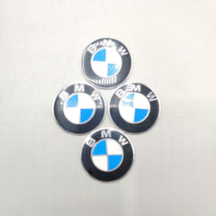 Universal 4.5mm Metal patri Wheel Logo in Premium Quality 4 Pcs Set