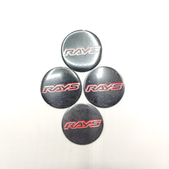 Universal 4.5mm Metal patri Wheel Logo in Premium Quality 4 Pcs Set